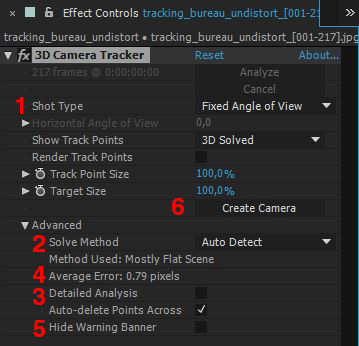 Camera Tracker Effect