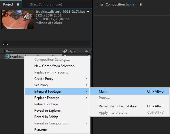 menu interpreter metrage